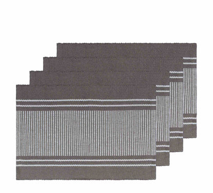 Provence Stripe Placemat Set of 4 33x48cm Rock Ridge