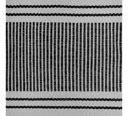 Provence Stripe Runner 37x180cm Jet Black