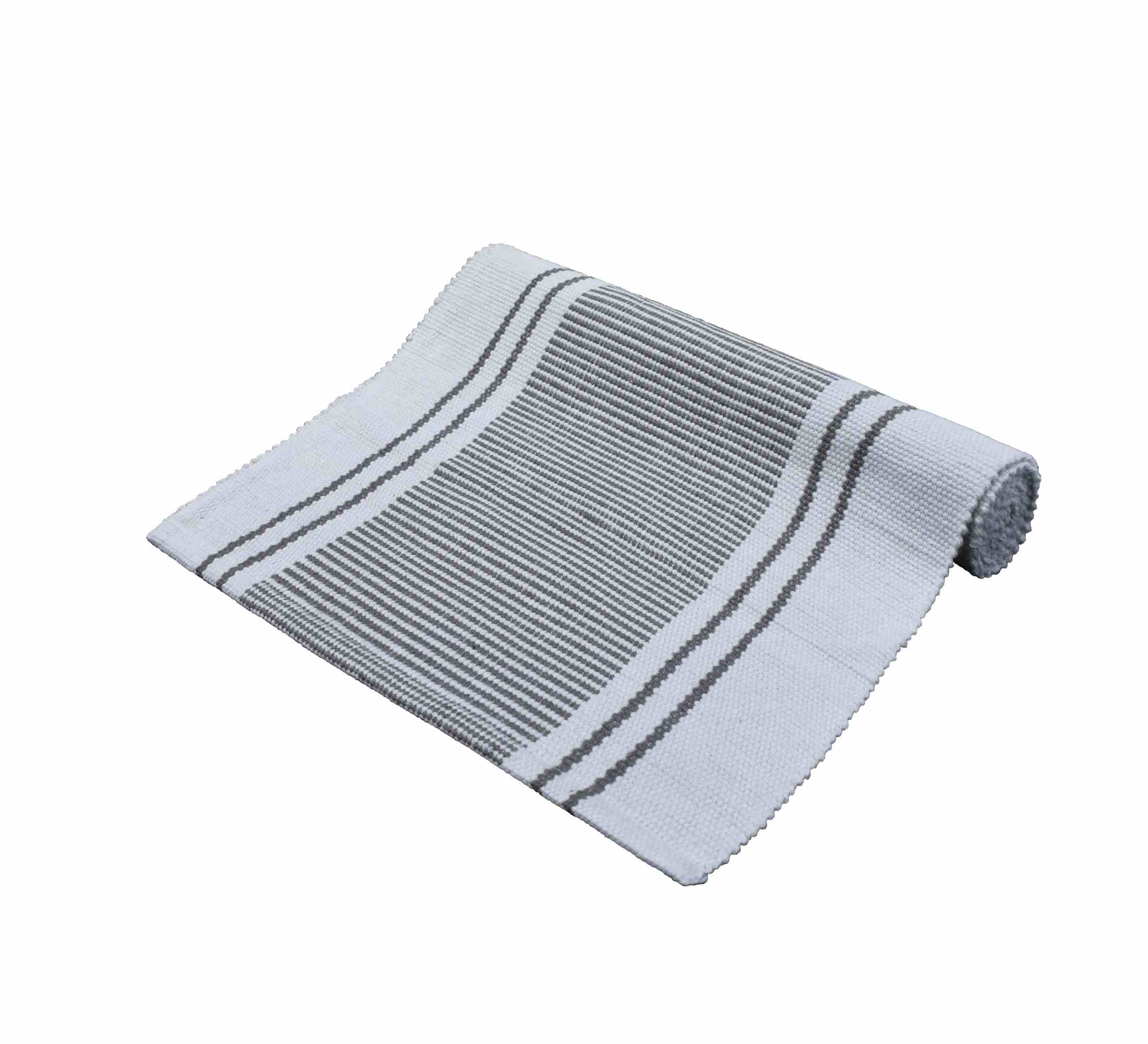 Provence Stripe Runner 37x180cm Rock Ridge