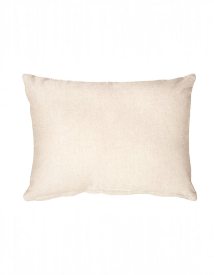 Eren Handwoven Stripe Cushion 35x55cm Rust & Natural