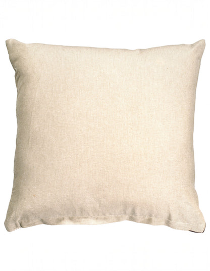 Samara Chenille Linen Blend Woven Cushion 50x50cm Olive