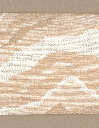 Samara Chenille Linen Blend Woven Cushion 35x55cm Beige