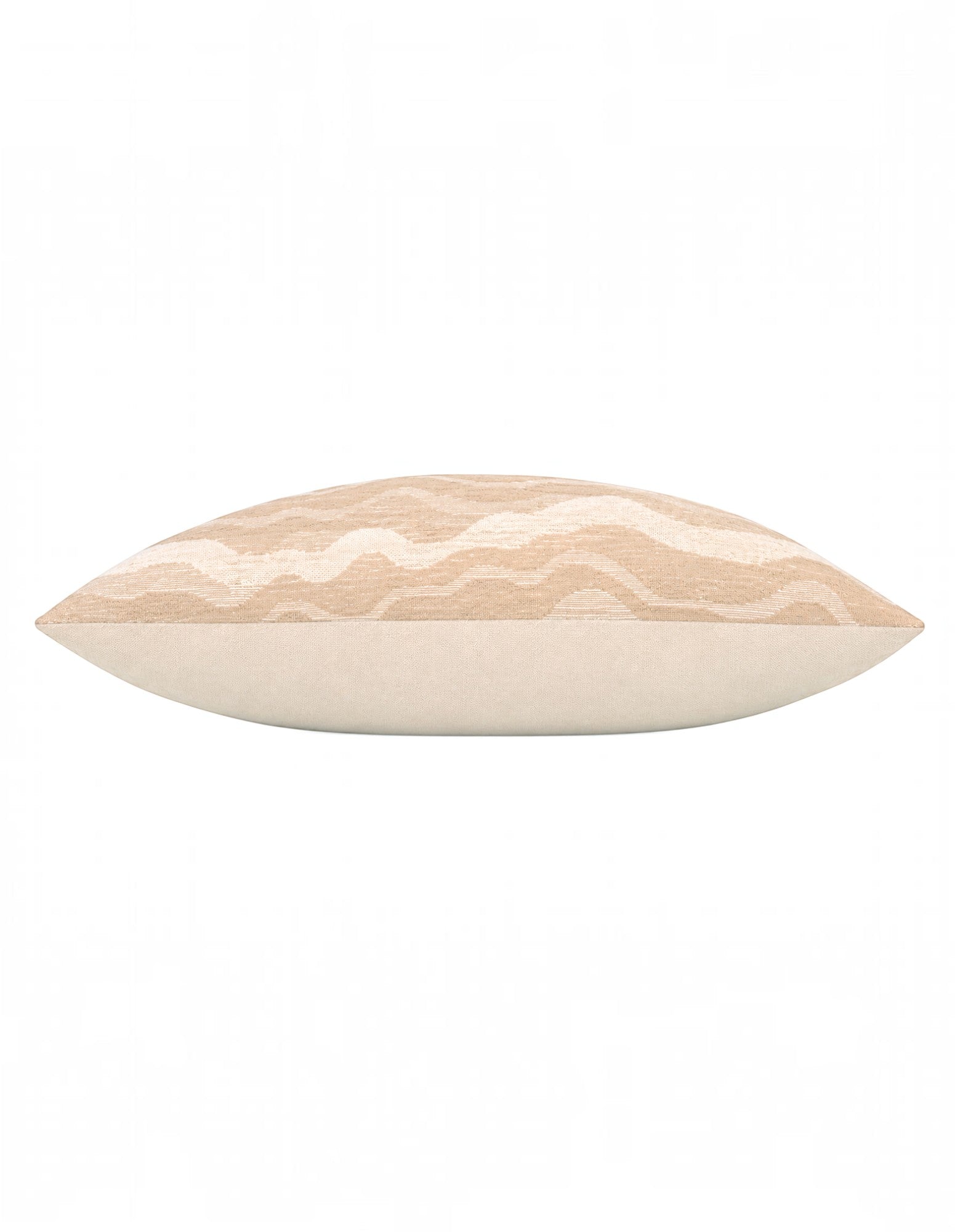 Samara Chenille Linen Blend Woven Cushion 50x50cm Beige
