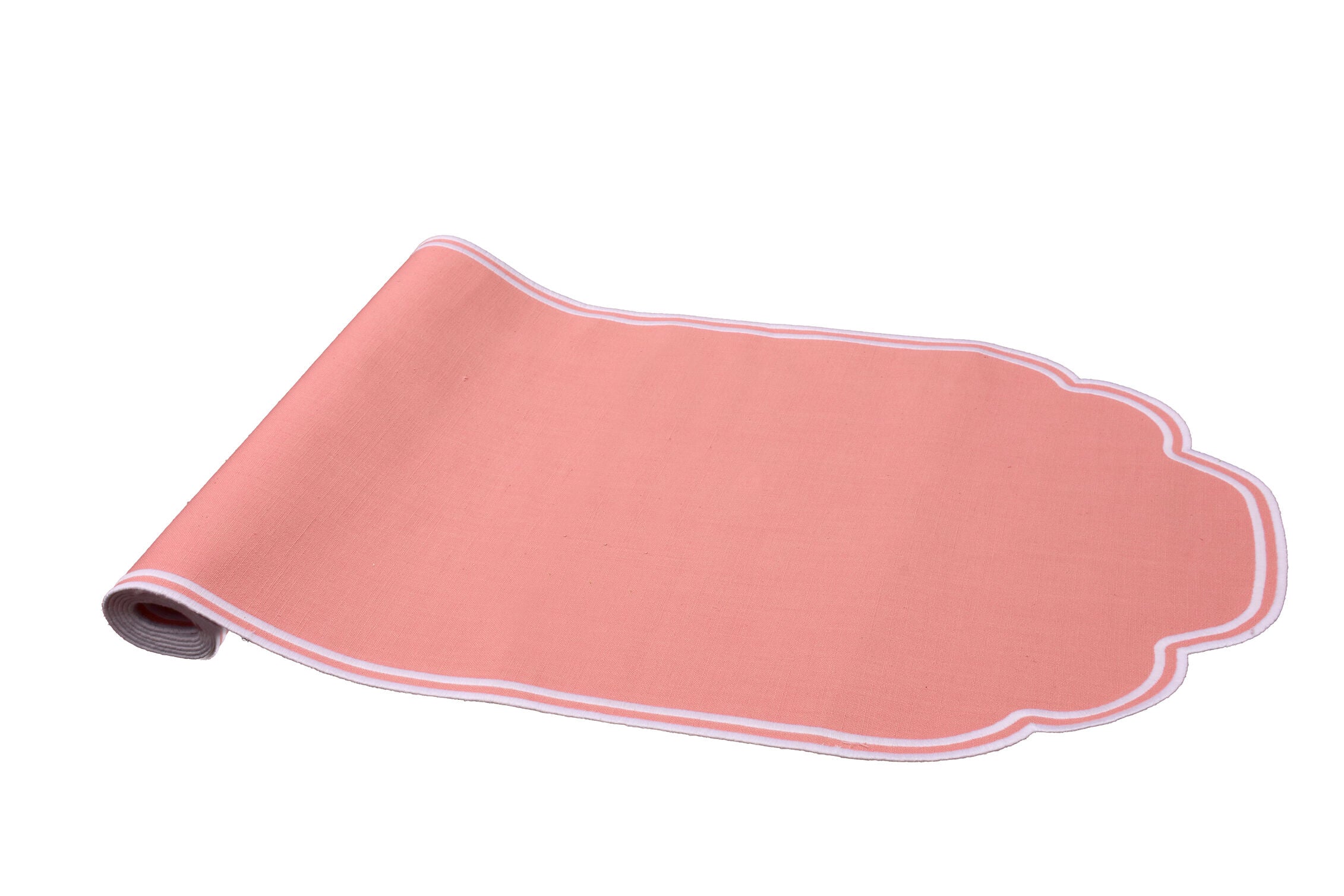 Gelato Scalloped Runner 40x145cm Mellow Rose