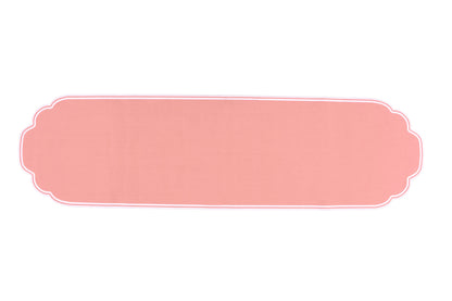Gelato Scalloped Runner 40x145cm Mellow Rose