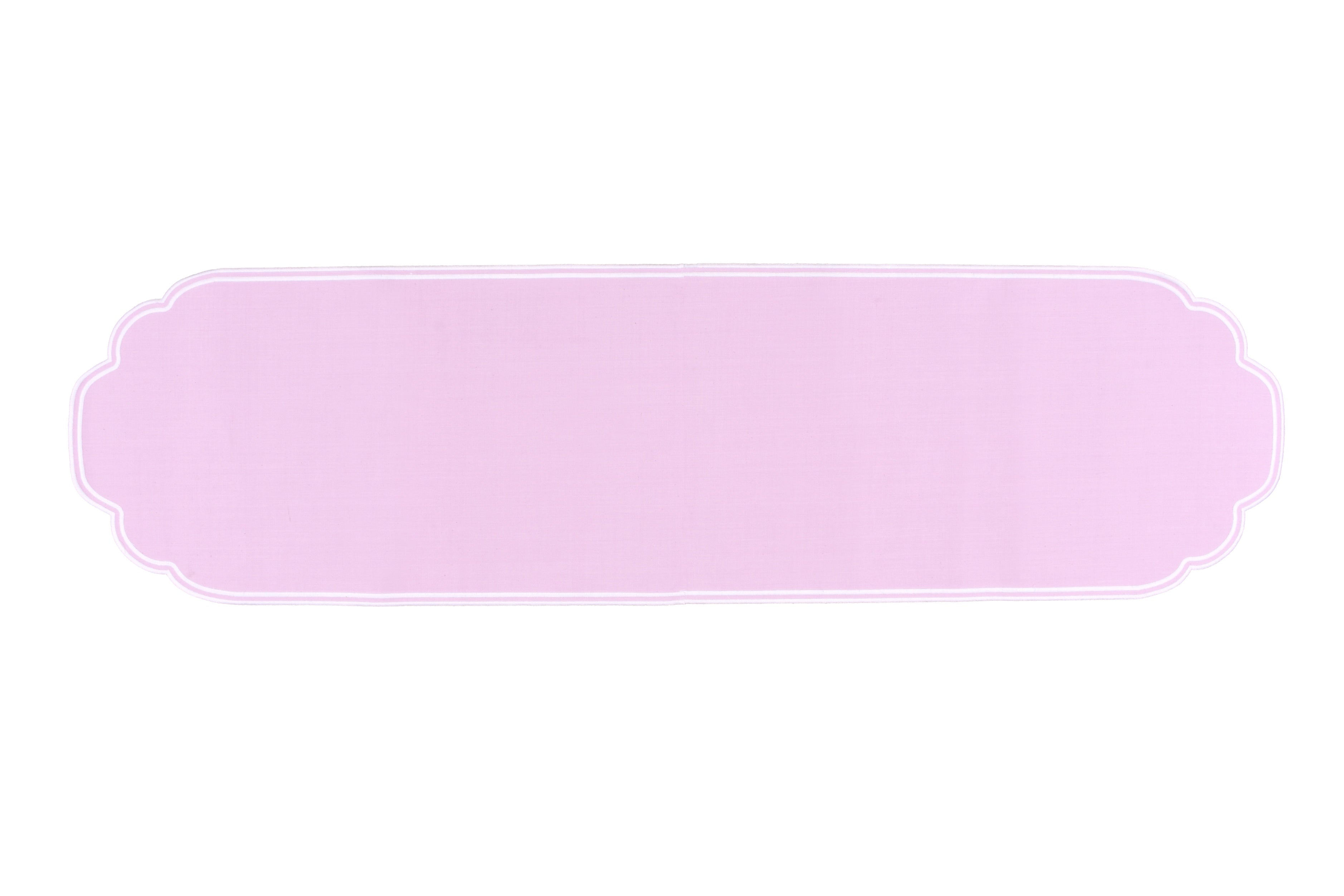 Gelato Scalloped Runner 40x145cm Pastel Lilac