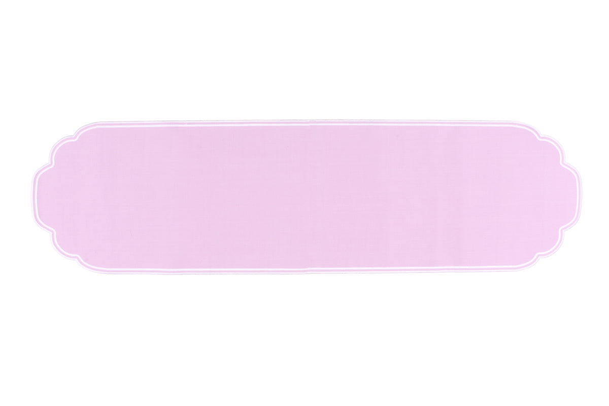 Gelato Scalloped Runner 40x145cm Pastel Lilac
