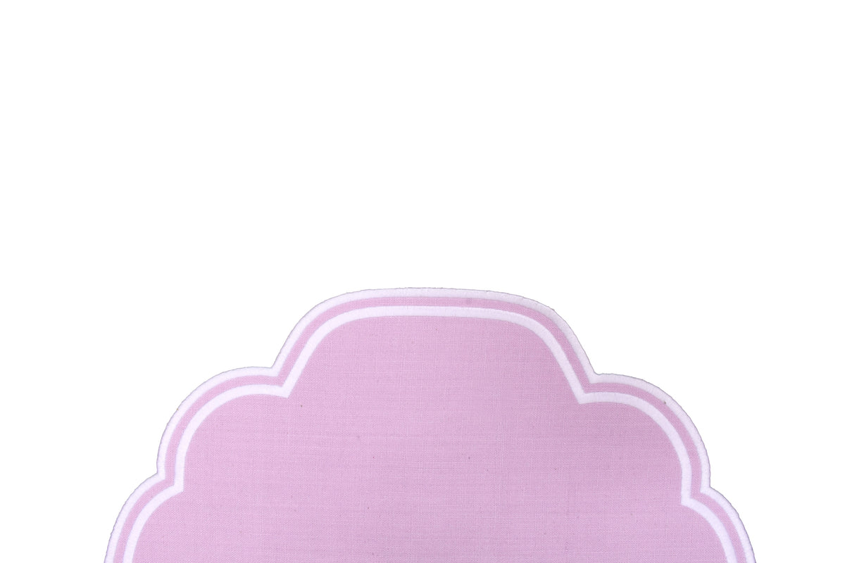 Gelato Scalloped Runner 40x145cm Pastel Lilac