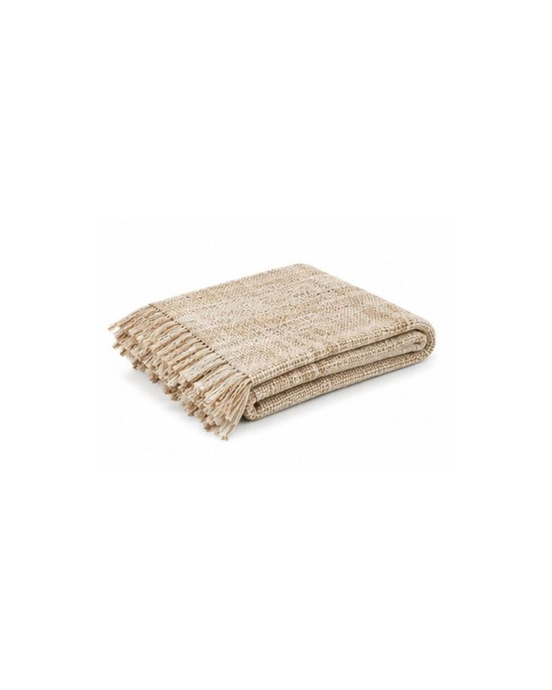 Sahara Textured Throw 130x170cm Warm Beige