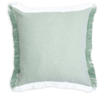 Capri Texture Cushion 50x50cm Green