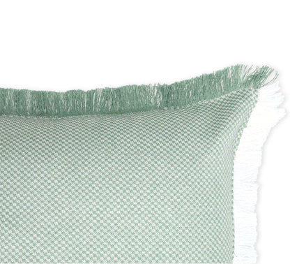 Capri Texture Cushion 50x50cm Green