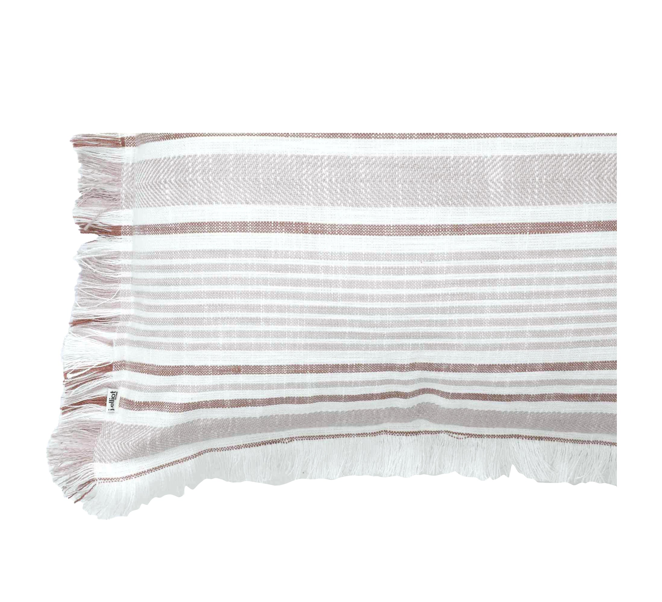 Granada Slub Cushion 50x50cm Rust