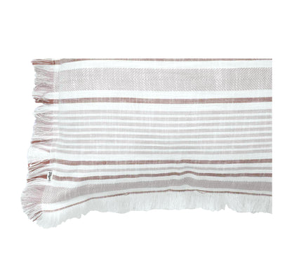 Granada Slub Cushion 50x50cm Rust