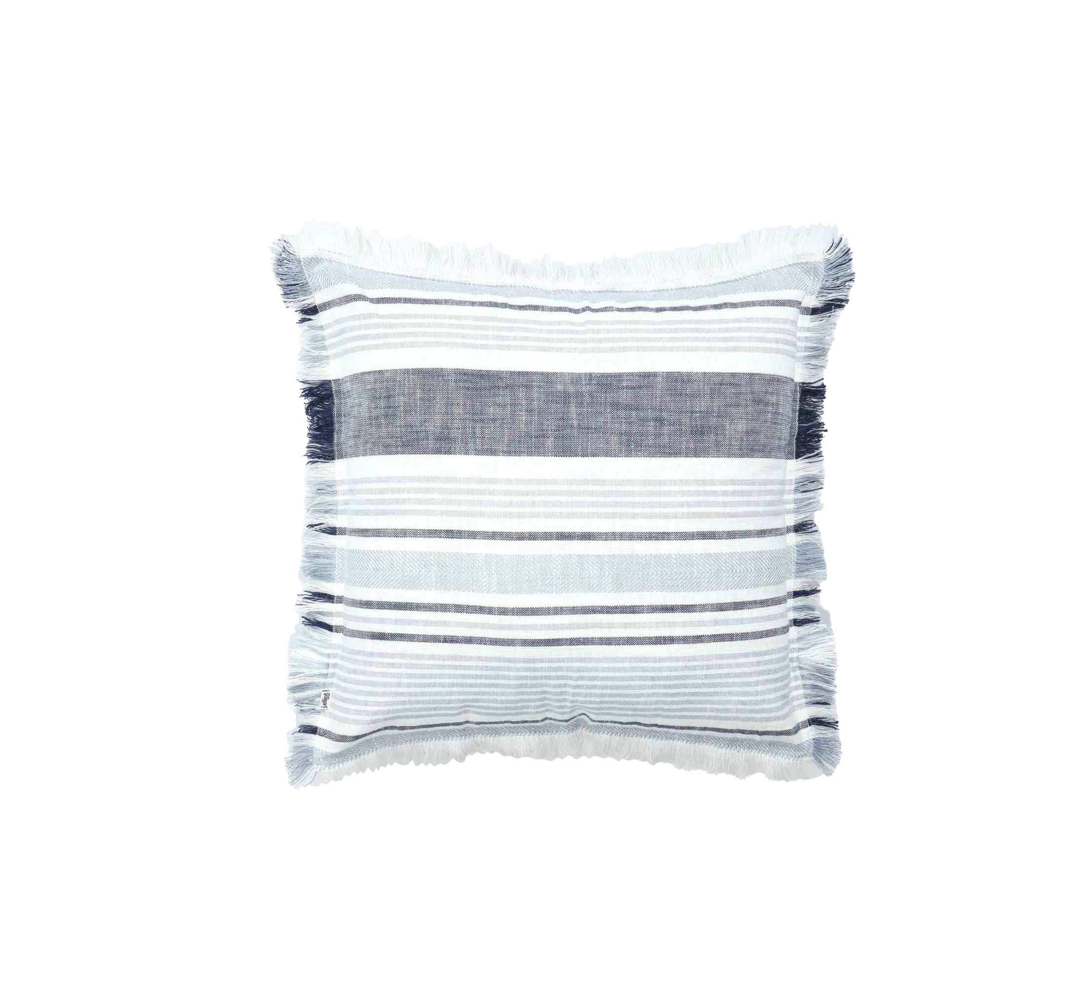 Granada Slub Cushion 50x50cm Blue