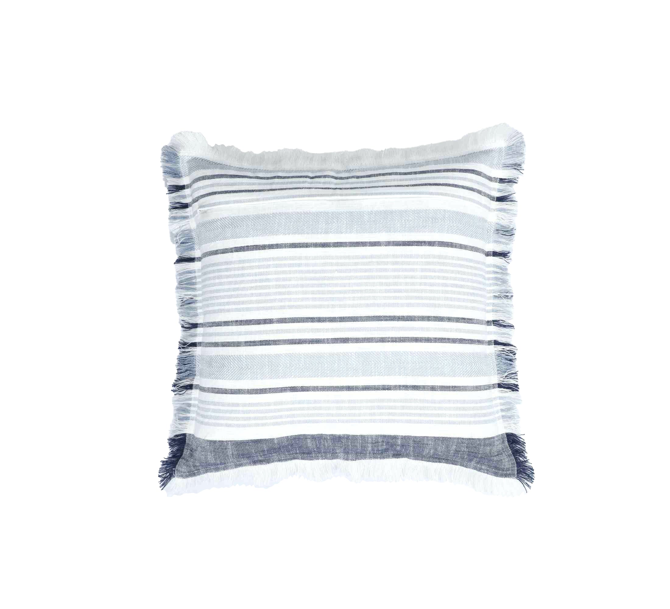 Granada Slub Cushion 50x50cm Blue