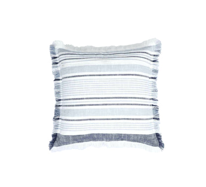 Granada Slub Cushion 50x50cm Blue