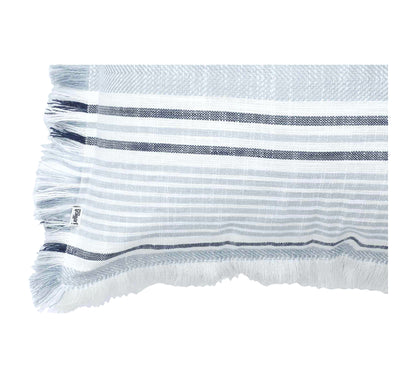 Granada Slub Cushion 50x50cm Blue