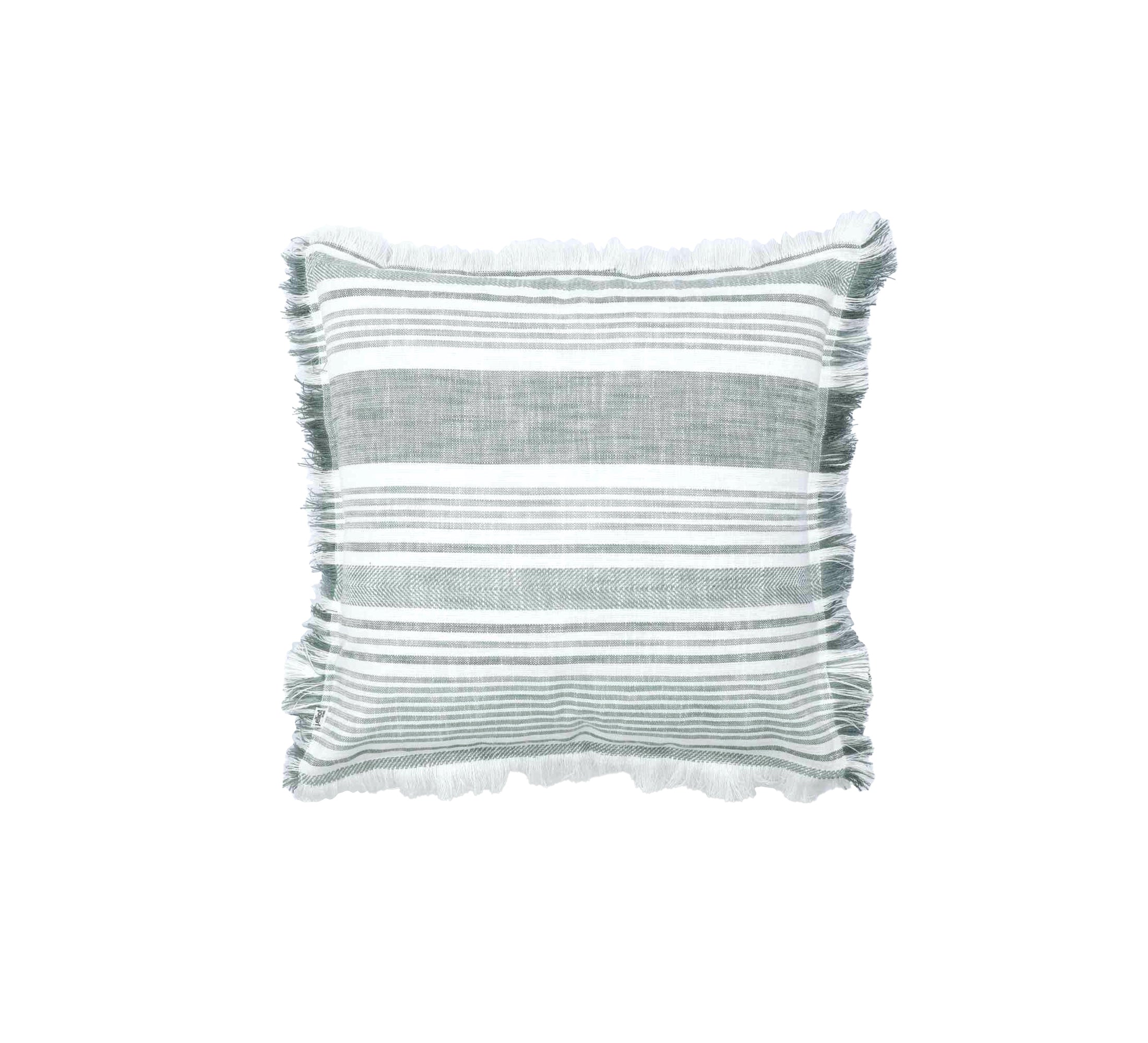 Granada Slub Cushion 50x50cm Dark Green