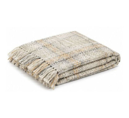 Sahara Textured Throw 130x170cm Soft Grey