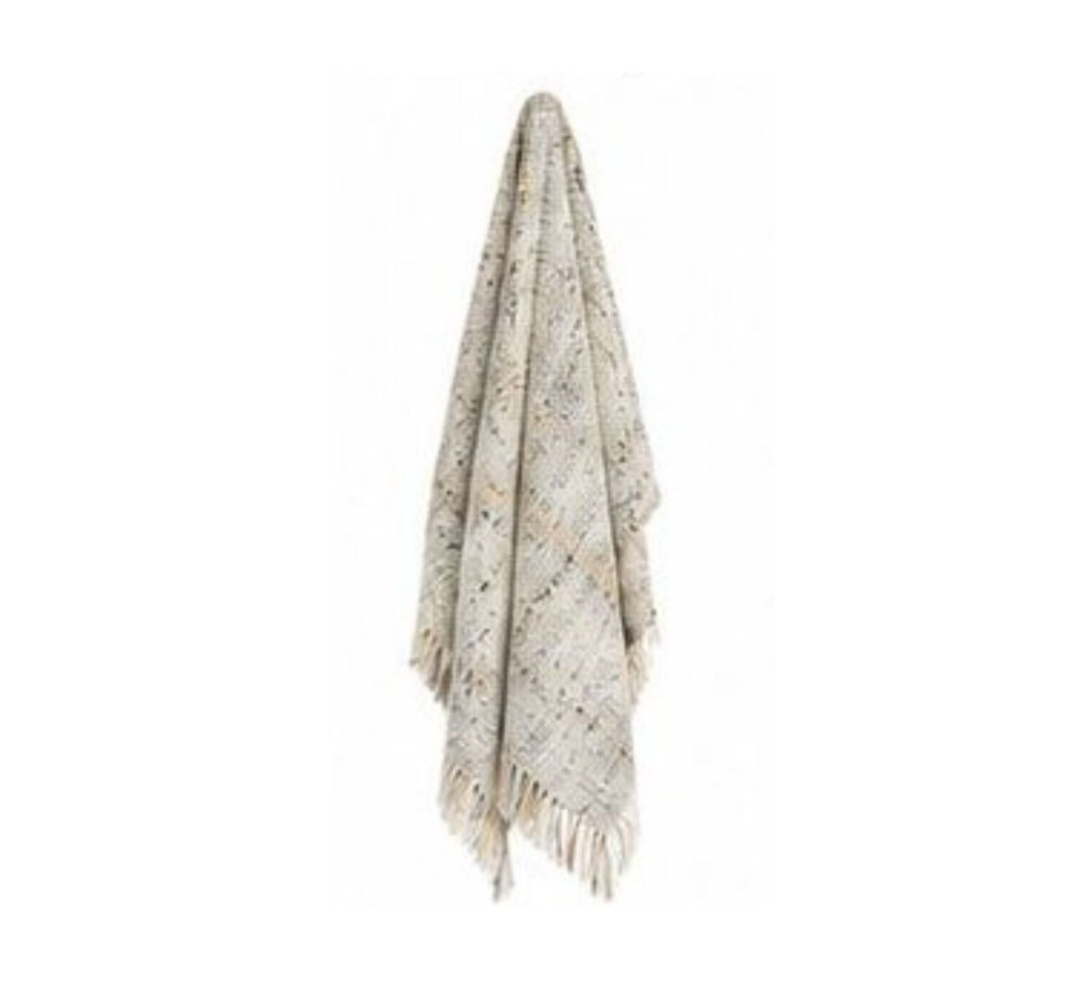 Sahara Textured Throw 130x170cm Soft Grey