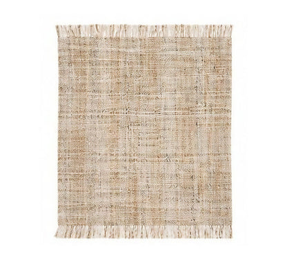 Sahara Textured Throw 130x170cm Warm Beige