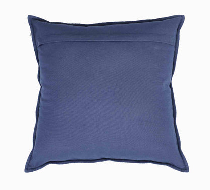 Elise Fancy Slub Cushion 50x50cm Blue