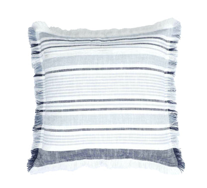 Granada Slub Cushion 50x50cm Blue