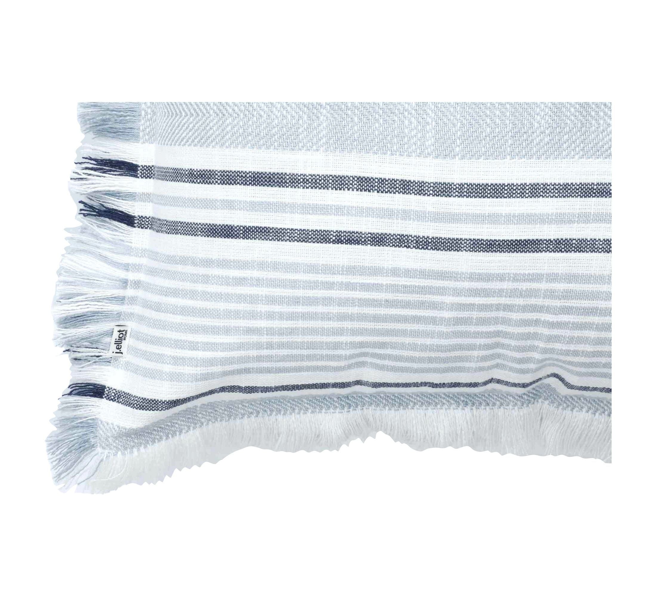Granada Slub Cushion 50x50cm Blue