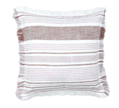 Granada Slub Cushion 50x50cm Rust