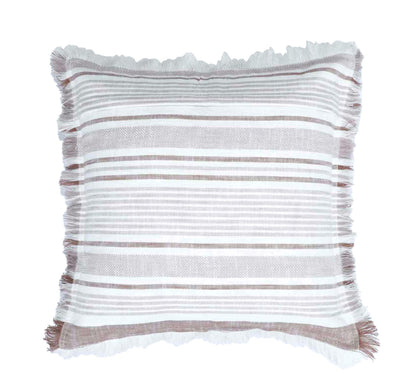 Granada Slub Cushion 50x50cm Rust