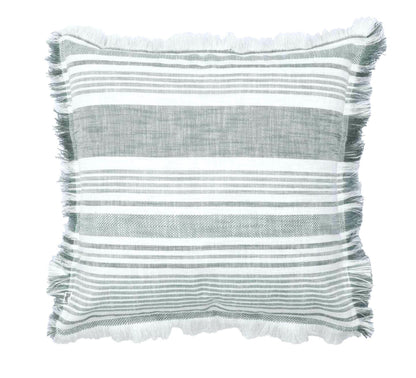 Granada Slub Cushion 50x50cm Dark Green