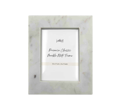 Provence Classic Marble Photo Frame 12x17cm White
