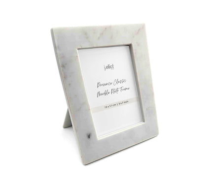 Provence Classic Marble Photo Frame 12x17cm White