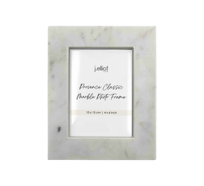 Provence Classic Marble Photo Frame 10x15cm White