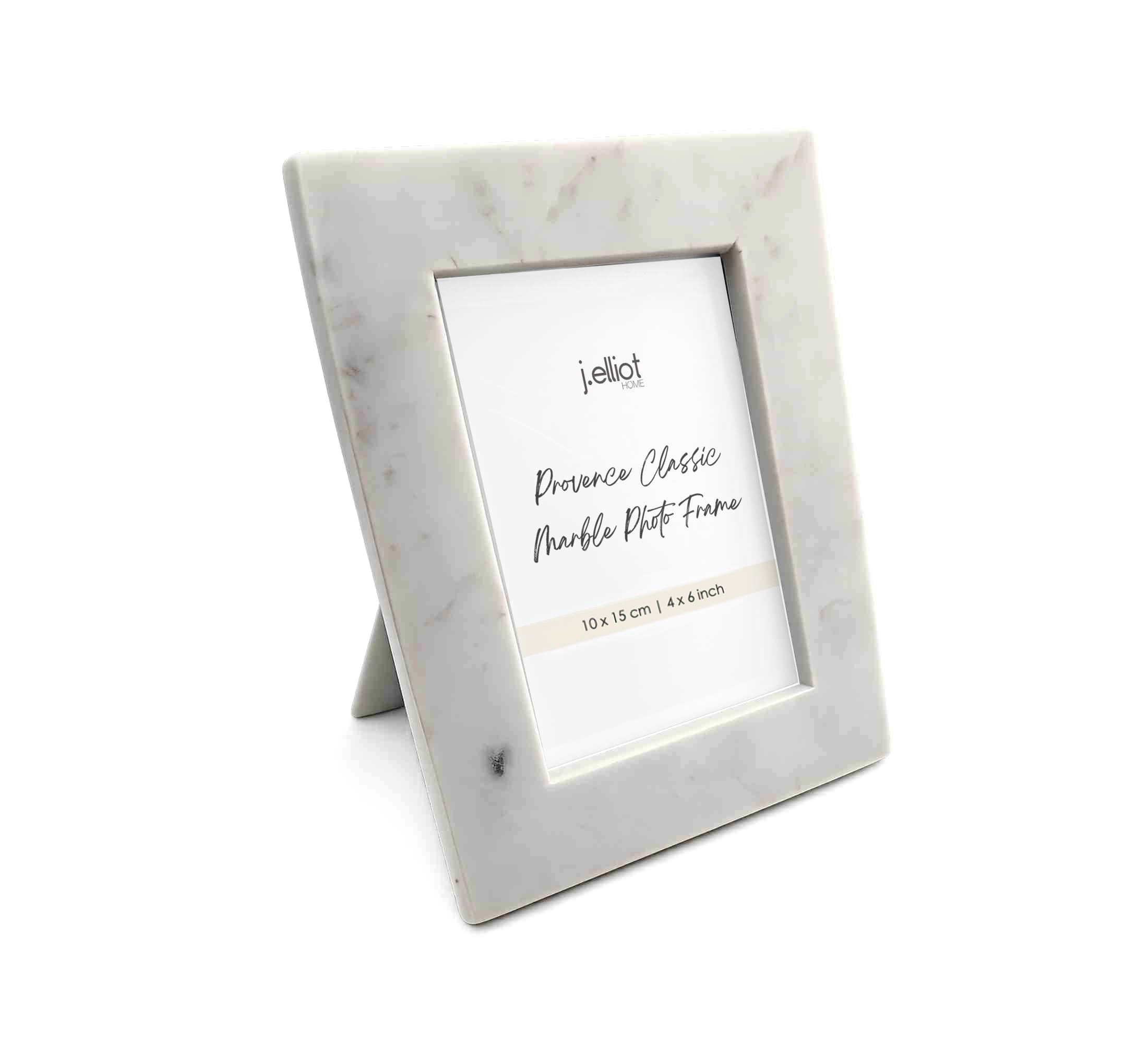 Provence Classic Marble Photo Frame 10x15cm White
