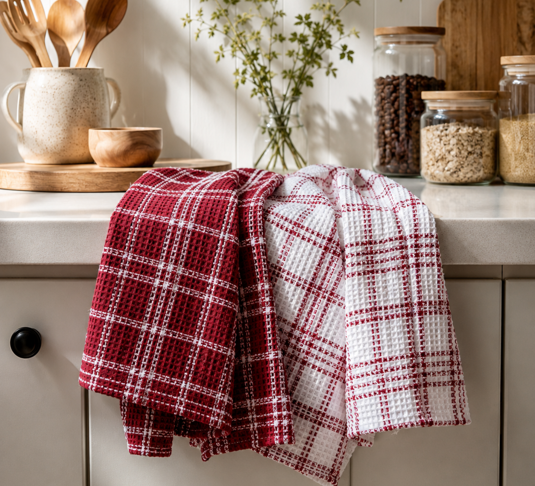 Collins 2pk Tea Towel 45x70cm Rust