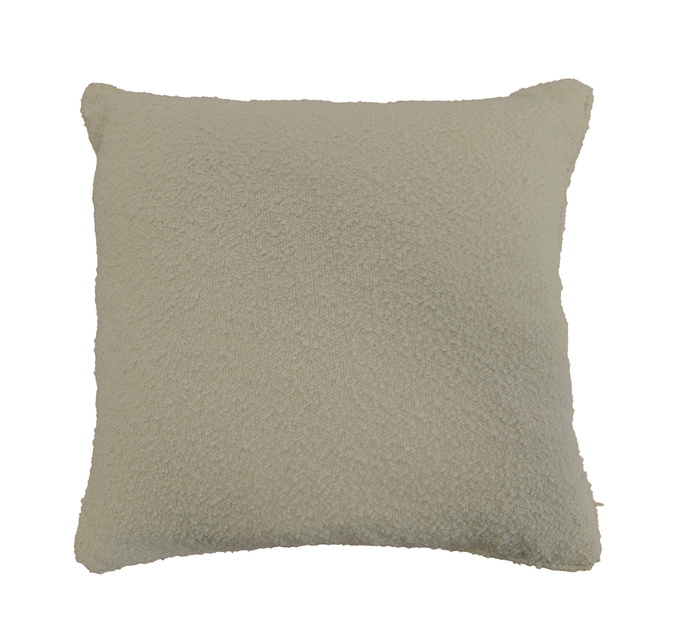 Brooklyn Feather Filled Boucle Cushion 50x50cm Khaki