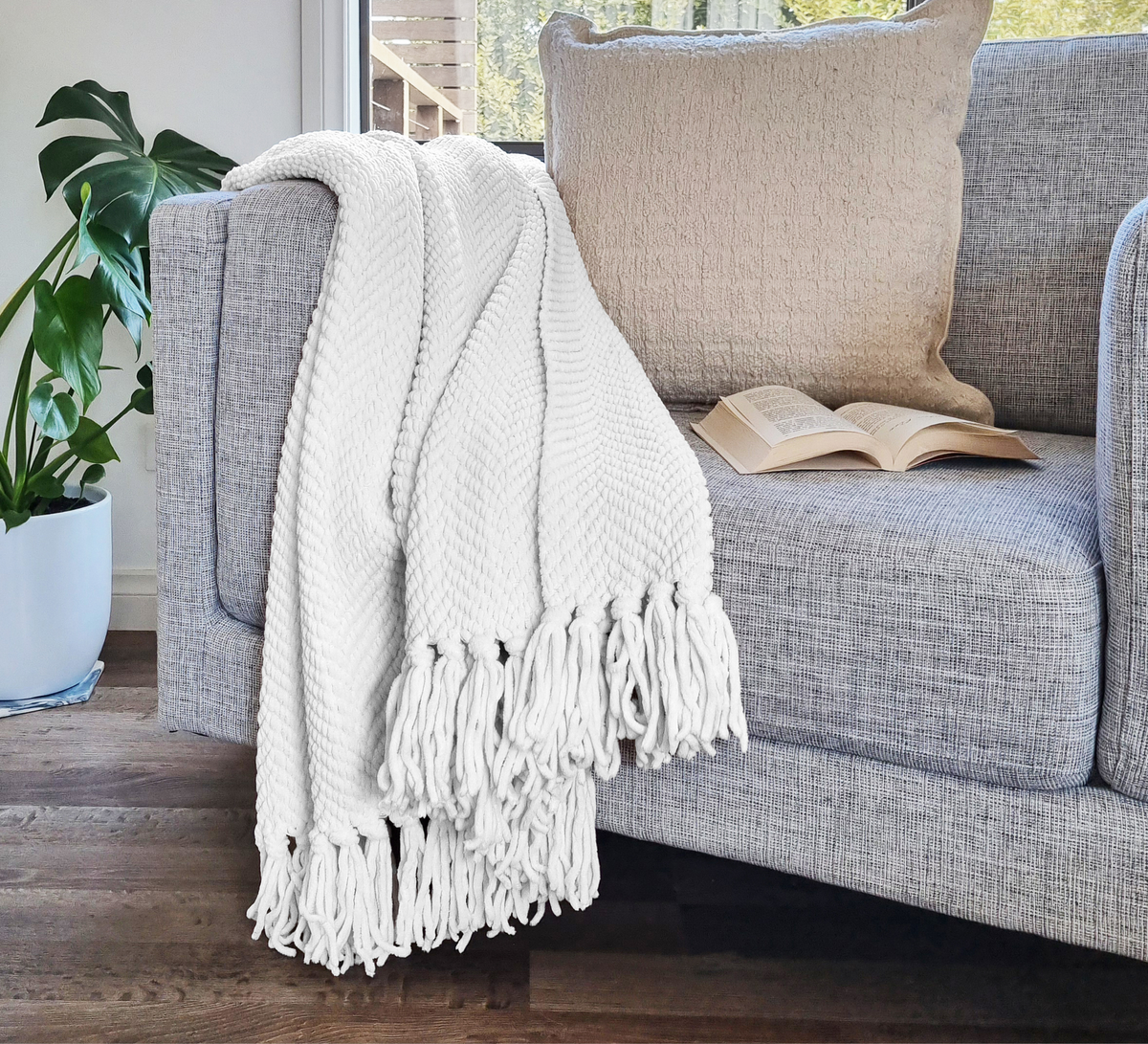 Louie Throw 130x160cm Ivory