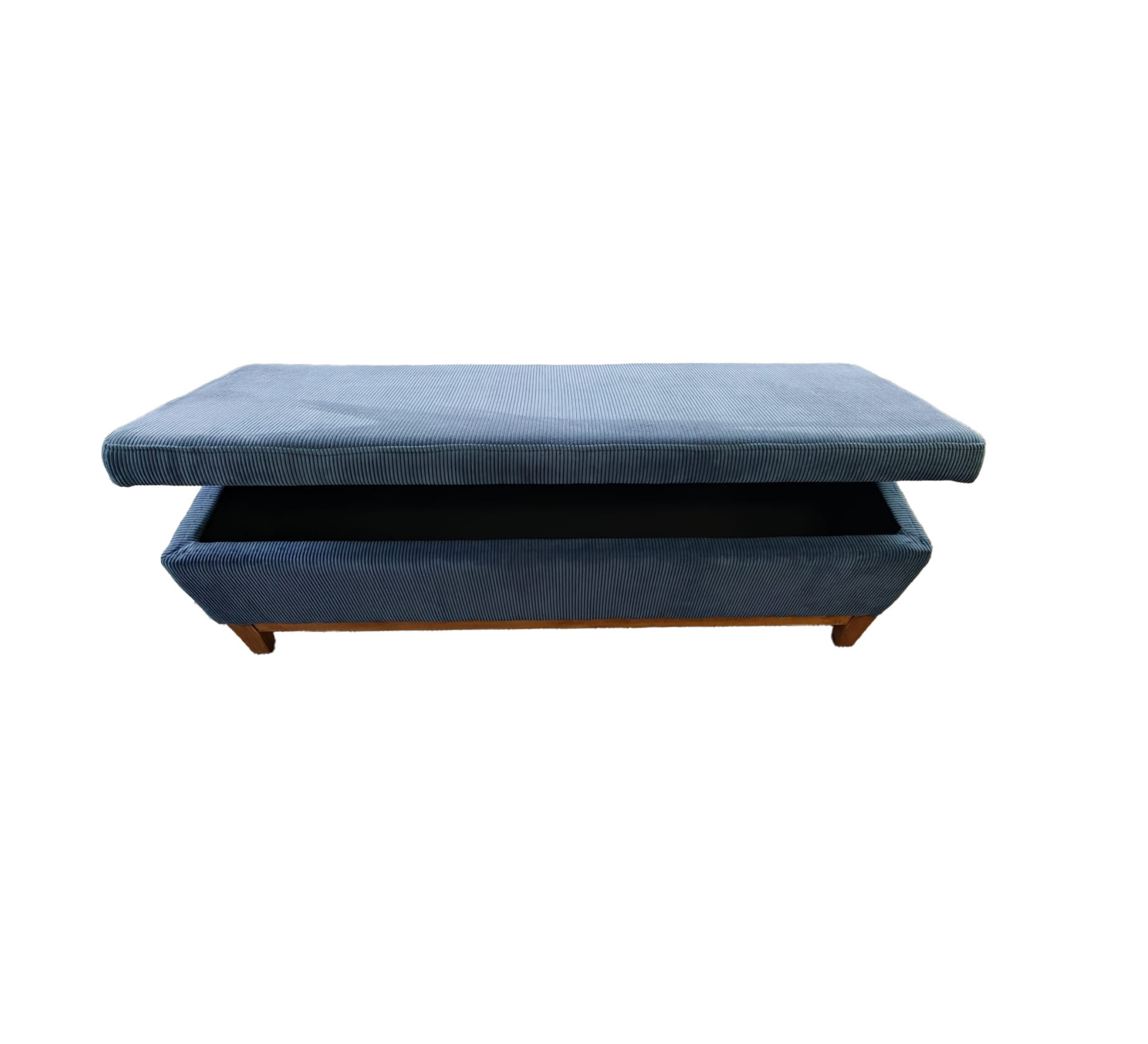 Albert Storage Ottoman 132x45x42cm Steel Blue