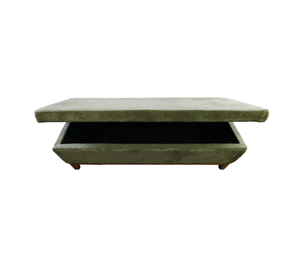 Albert Storage Ottoman 132x45x42cm Olive