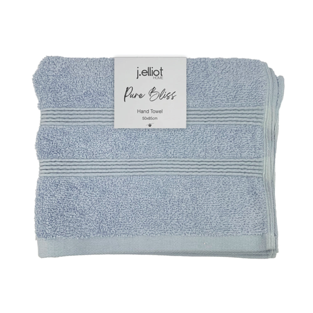 2 Pack Terry Towel 50x85cm Light Blue