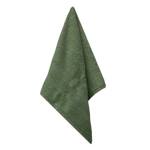 2 Pack Terry Towel 50x85cm Olive