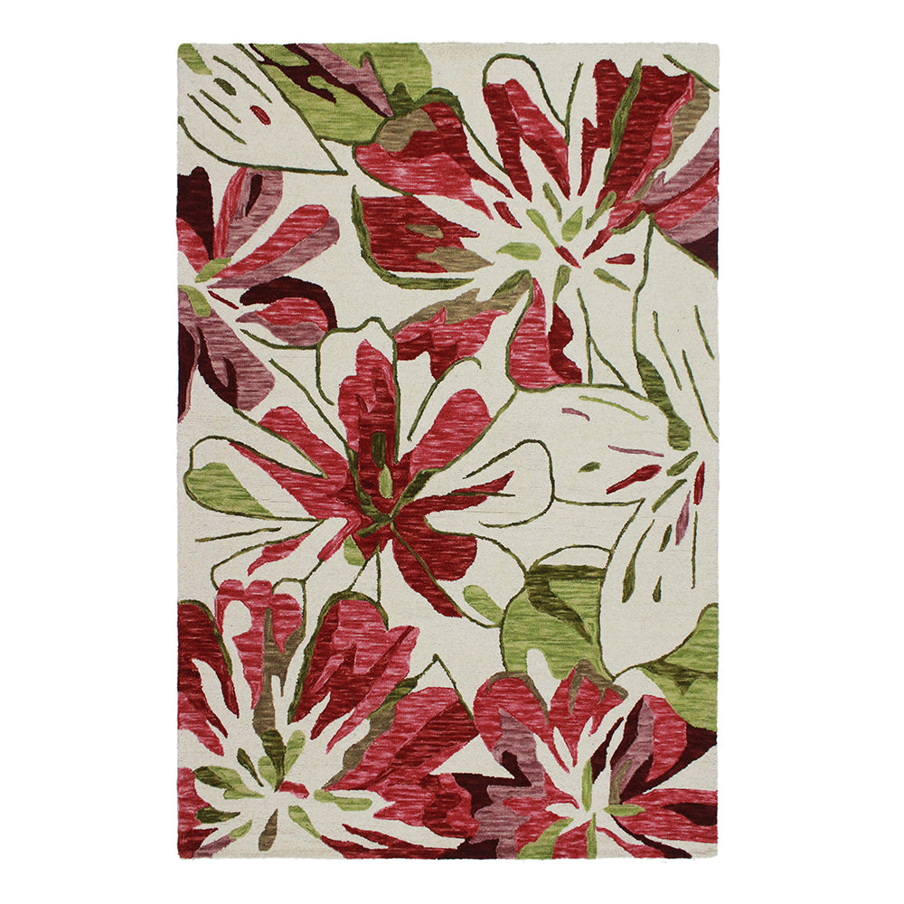 Agnes Rug 200x300cm Burgundy Multi; ETA Early March