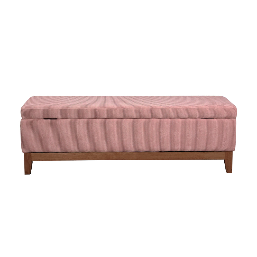 Albert Storage Ottoman 132x45x42cm Dusty Pink