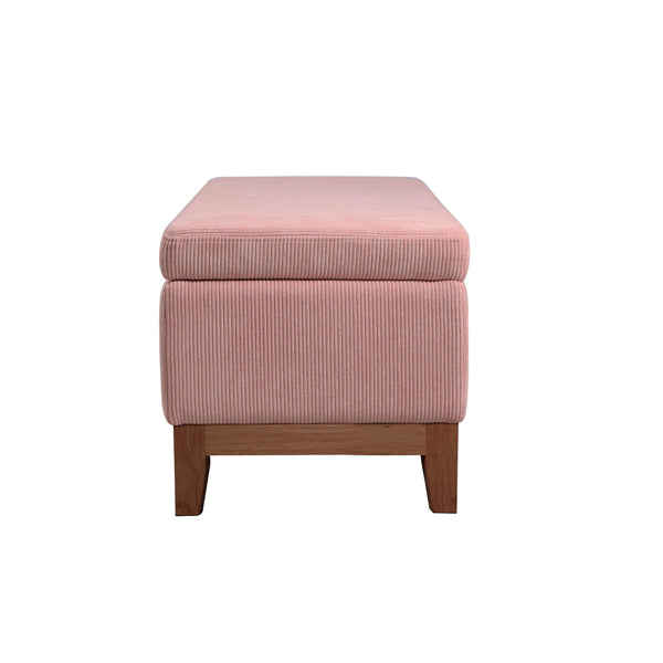 Albert Storage Ottoman 132x45x42cm Dusty Pink