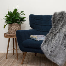 Load image into Gallery viewer, Alessia Arm Chair 80x79x87 cm Dark Blue; ETA Early December
