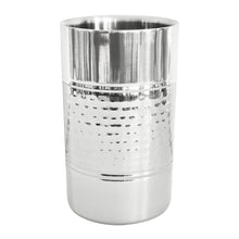 Load image into Gallery viewer, Alfie Wine Cooler 12x18cm Hammered Chrome
