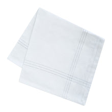 Load image into Gallery viewer, Alice Napkin 4pk 45x45cm Silver &amp; White; ETA Early September
