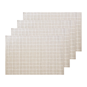 Amanda Placemat Set of 4 33x48cm Cream