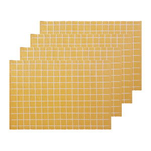 Amanda Placemat Set of 4 33x48cm Yellow